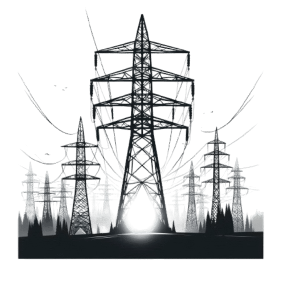 —Pngtree—electric pylon tower silhouette artwork_15700984